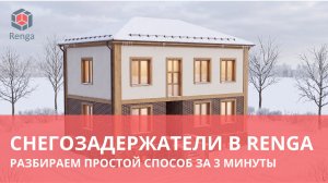 Снегозадержатели в Renga