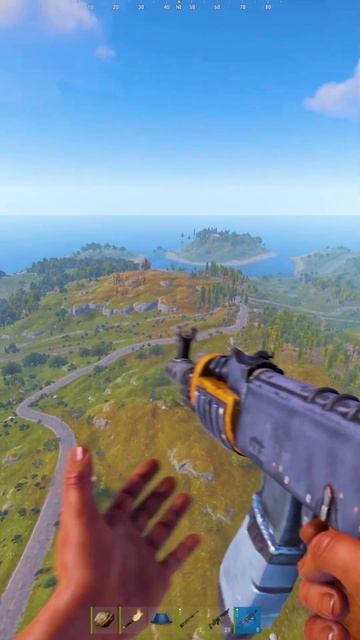 НА КАКОМ МАКСИМАЛЬНОМ РАССТОЯНИИ МОЖНО УБИТЬ ИГРОКА В РАСТ RUST #раст #shorts #rust