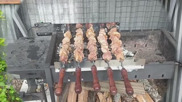 Электровертел на мангал