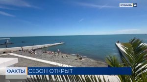 Температура воды в Азовском море у берегов Ейска прогрелась до +20 °С