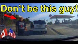 Road Rage США и Канада #Плохие водители, Наезди и беги, Проверка тормозов, Мгновенная карма, Автокат