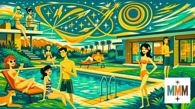 60s Cocktail Jazz Poolside Lounge Music ｜ Living a Life of Leisure