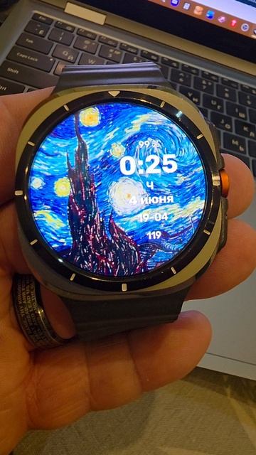 Ван Гог на WearOS / Звоздная Ночь