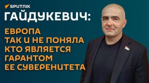 Гайдукевич: Европа так и не поняла кто является гарантом ее суверенитета