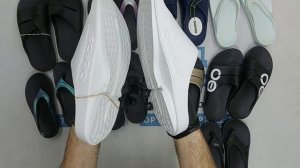 44357 Oofos пляжная обувь ортопедическая сток, 1пак, OOFOS flip flops оптом