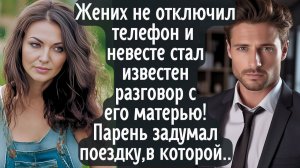 Жених забыл отключить телефон и невеста услышала его разговор с матерью. Парень задумал поездку, в