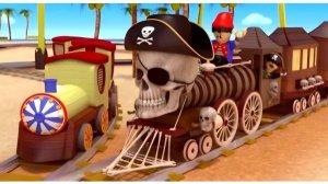 МУЛЬТИК ДЛЯ ДЕТЕЙ ПРО 🏴☠️🚂 ПИРАТСКИЙ ПОЕЗД. МУЛЬТФИЛЬМЫ ДЛЯ ДЕВОЧЕК И МАЛЬЧИКОВ.