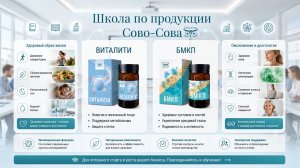 Школа по продукции Сово-Сова: БМКП и Виталити как ключи к управлению биологическим возрастом