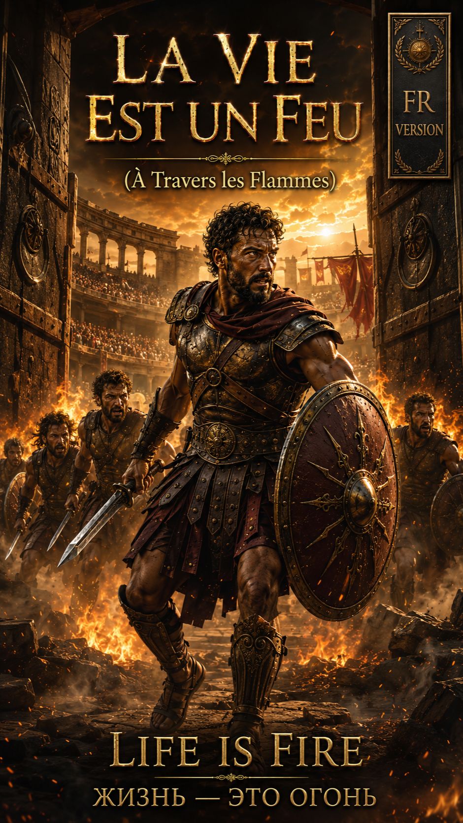 Spartacus in French — Through the Flames | La Vie Est Un Feu #Shorts
