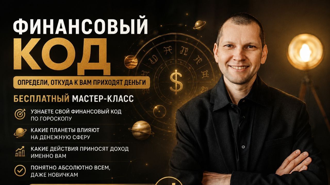 Мастер-класс "Расшифруй свой финансовый код и начни притягивать деньги" смотреть онлайн