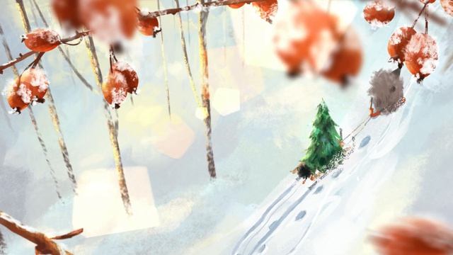 Зимняя анимация Procreate Dreams смотреть онлайн