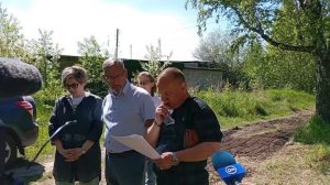 Выездной штаб на березовой роще в Ачинске