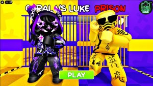 Корал против Люка, побег из тюрьмы! 🏃♂️Битва с Обби! Игровой процесс #roblox