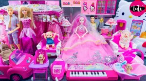 Играем в игрушки из мультика принцесса кукла Барби. Мультфильм для детей. ASMR АСМР