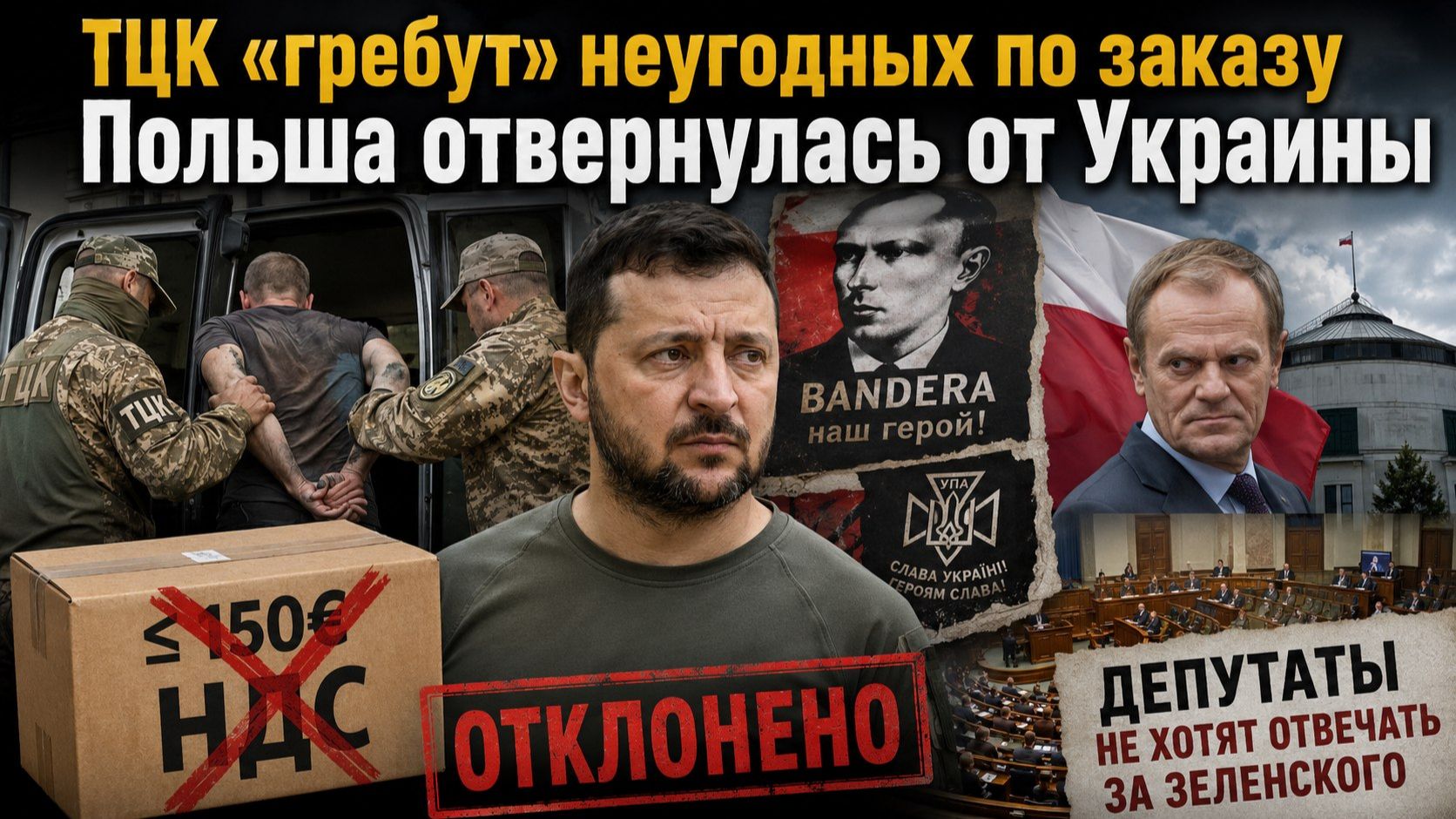 ТЦК «по заказу» мобилизуют тех, кто мешает || Польша в ярости – Украину решили «послать» смотреть онлайн
