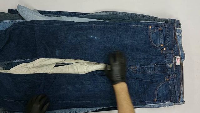 Levi's джинсы мужские  секонд оптом 7 пак