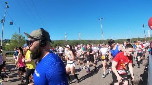 Московский полумарафон 2024. Старт кластера D на дистанции 21 км
