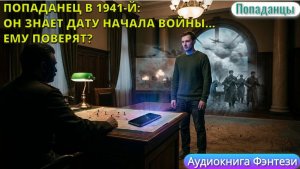 Аудиокнига Фэнтези «Попаданец в 1941-й: он знает дату начала войны. Ему поверят?»