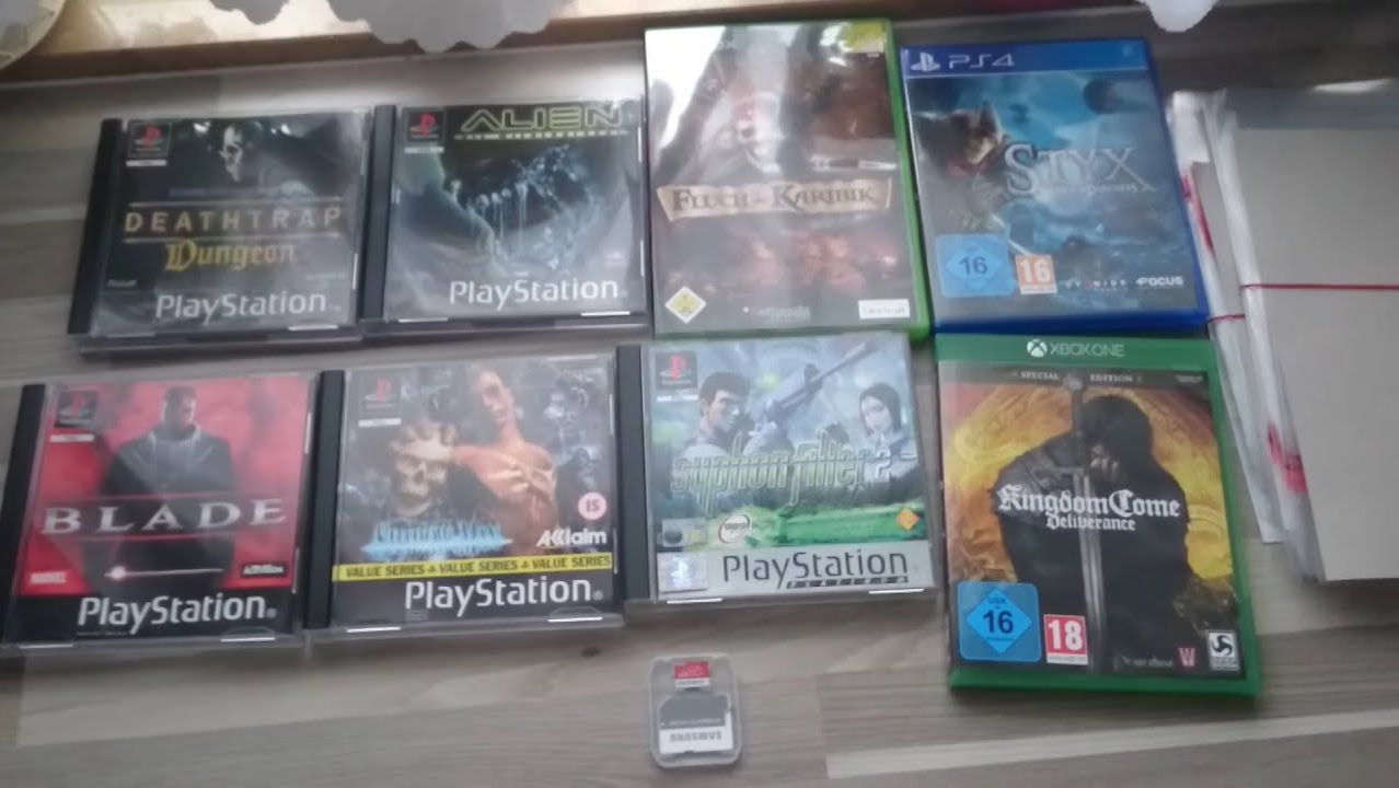 Закуп Игр #21; Kingdom Come Deliverance, Styx, Syphon Filter 2, Alien Resurrection, Blade для PS1