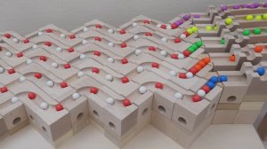 🏁 Огромный Марбл Ран из конструкторов Cuboro и Bornelund Quadrilla