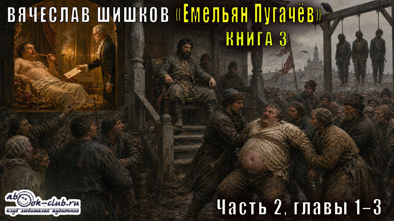 Вячеслав Шишков "Емельян Пугачёв" книга 3, Часть 2, главы 1–3