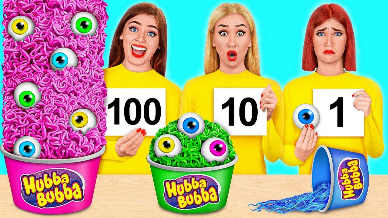 100 Слоев еды Челлендж # Смешные моменты от Mega DO Challenge смотреть онлайн