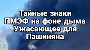 ТАЙНЫЕ ЗНАКИ ПМЭФ НА ФОНЕ ДЫМА УЖАСАЮЩИЙ ПРЕДВЕСТНИК ДЛЯ ПАШИНЯНА