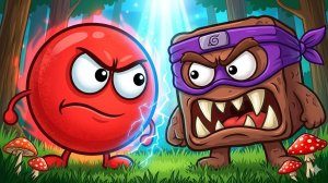 Красный шарик ред бол 4 ДРЕМУЧИЙ ЛЕС прохождение игры на андроид