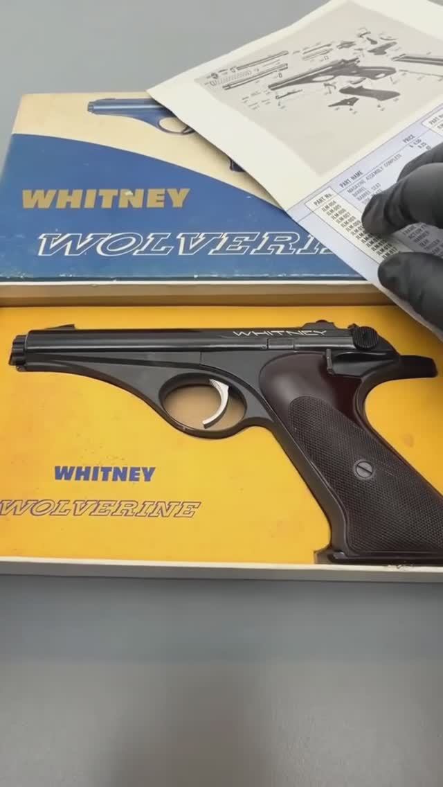 «Росомаха» Whitney Wolverine - пистолет атомного века. 1956 г., США