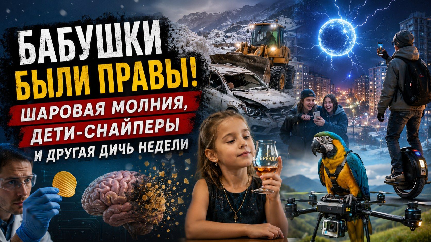 Шаровая молния, раздавленные тачки и девочка с бренди. Россия, ты в порядке? смотреть онлайн