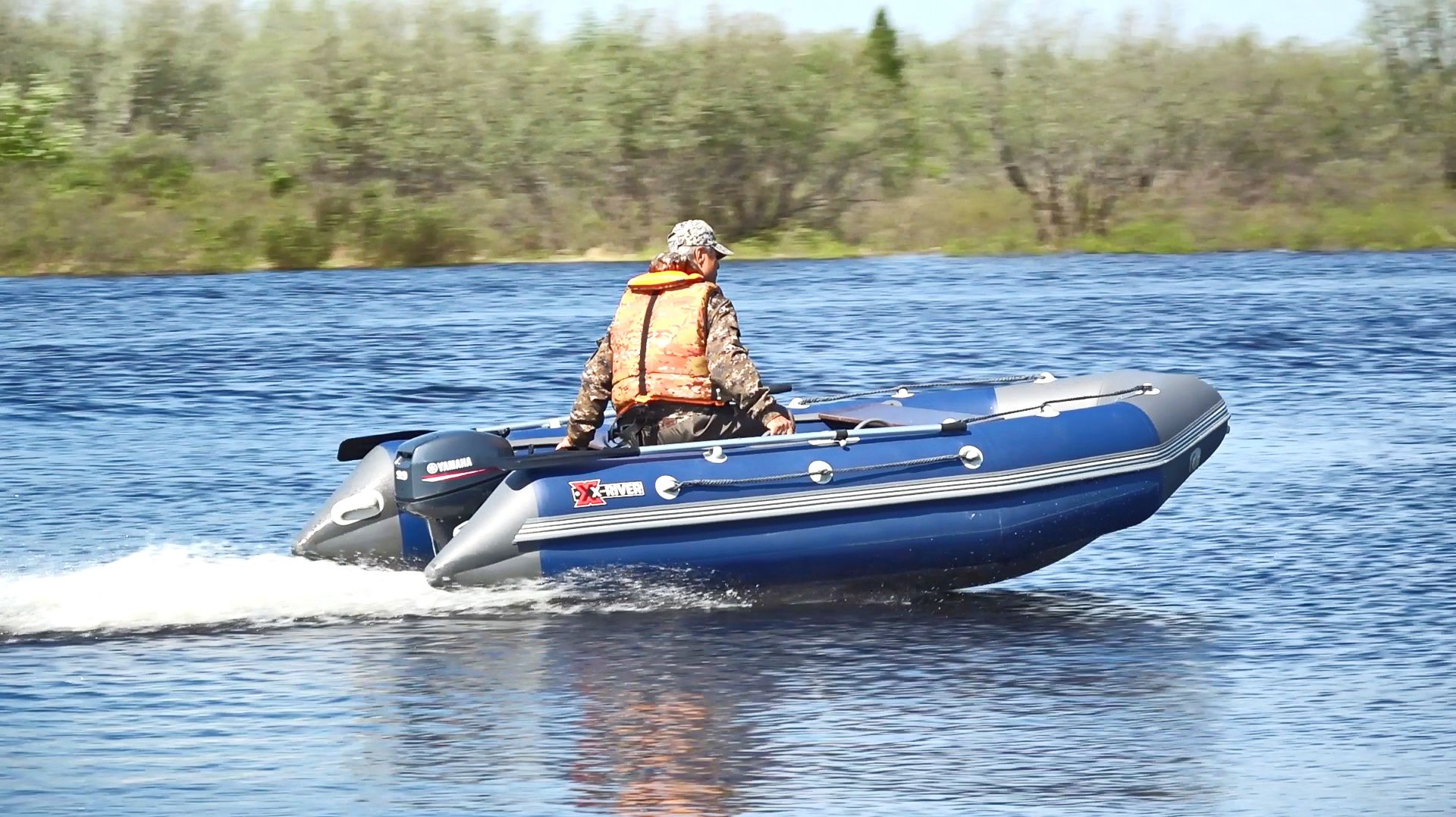 САМАЯ БЫСТРАЯ ЛОДКА, ЧТО Я ИСПЫТЫВАЛ. Mark 370 от X-River. Тест с нагрузкой под моторами 9.8 и 15л.с смотреть онлайн