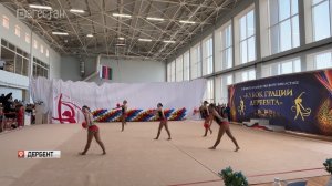 В Дербентском дворце спорта  прошел турнир по художественной гимнастике «Кубок грации Дербента»