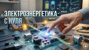 Электрика для новичков: что такое электрический ток?🔌