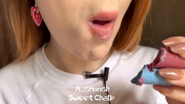 Цветной канцелярский мел/Сухой и Мокрый хруст/Sweet Chalk/ASMR 💐 смотреть онлайн