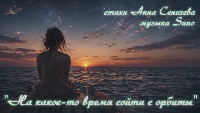 "На какое-то время сойти с орбиты" стихи Анны Сеничевой музыка Suno