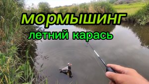 Мормышинг летом. Карасики