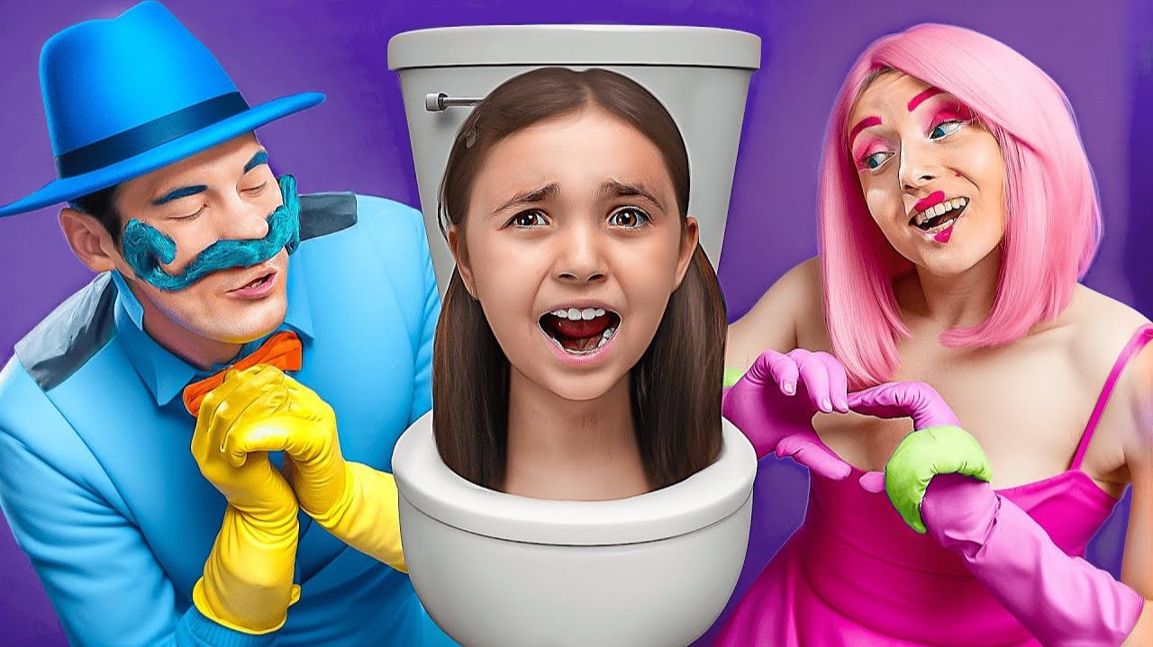 Mommy Long Legs и Daddy Long Legs украли Skibidi Toilet! Skibidi Toilet в реальной жизни! смотреть онлайн