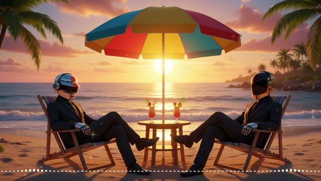 Daft Punk Sunset Mirage Funk 🌅🤖 ｜ French House, Chill Disco & Neo Soul Playlist смотреть онлайн