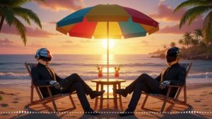Daft Punk Sunset Mirage Funk 🌅🤖 ｜ French House, Chill Disco & Neo Soul Playlist