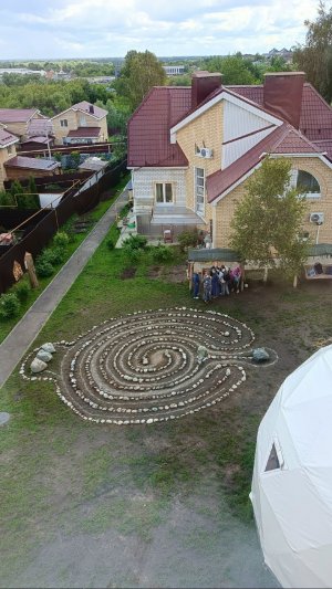 Трансформационный лабиринт построили в Нижнем Новгороде #лабиринты #трансформация #школалабиринтов