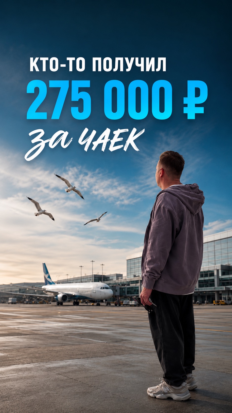 Кто-то получил 275 000 руб. за чаек
