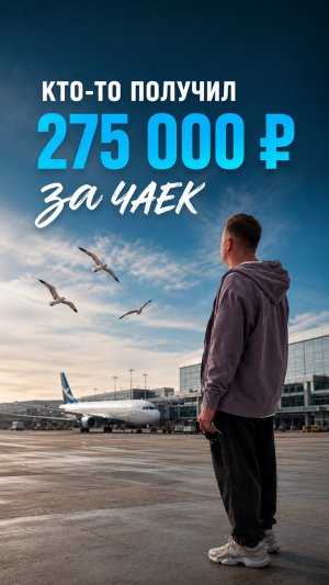 Кто-то получил 275 000 руб. за чаек