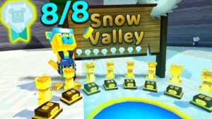 Все 8 Алмазных медалей на скорость в игре-Super bear adventure.