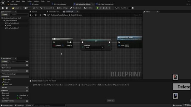 3 -Finalizing the Button Puzzle Sliding Door with Blueprints смотреть онлайн