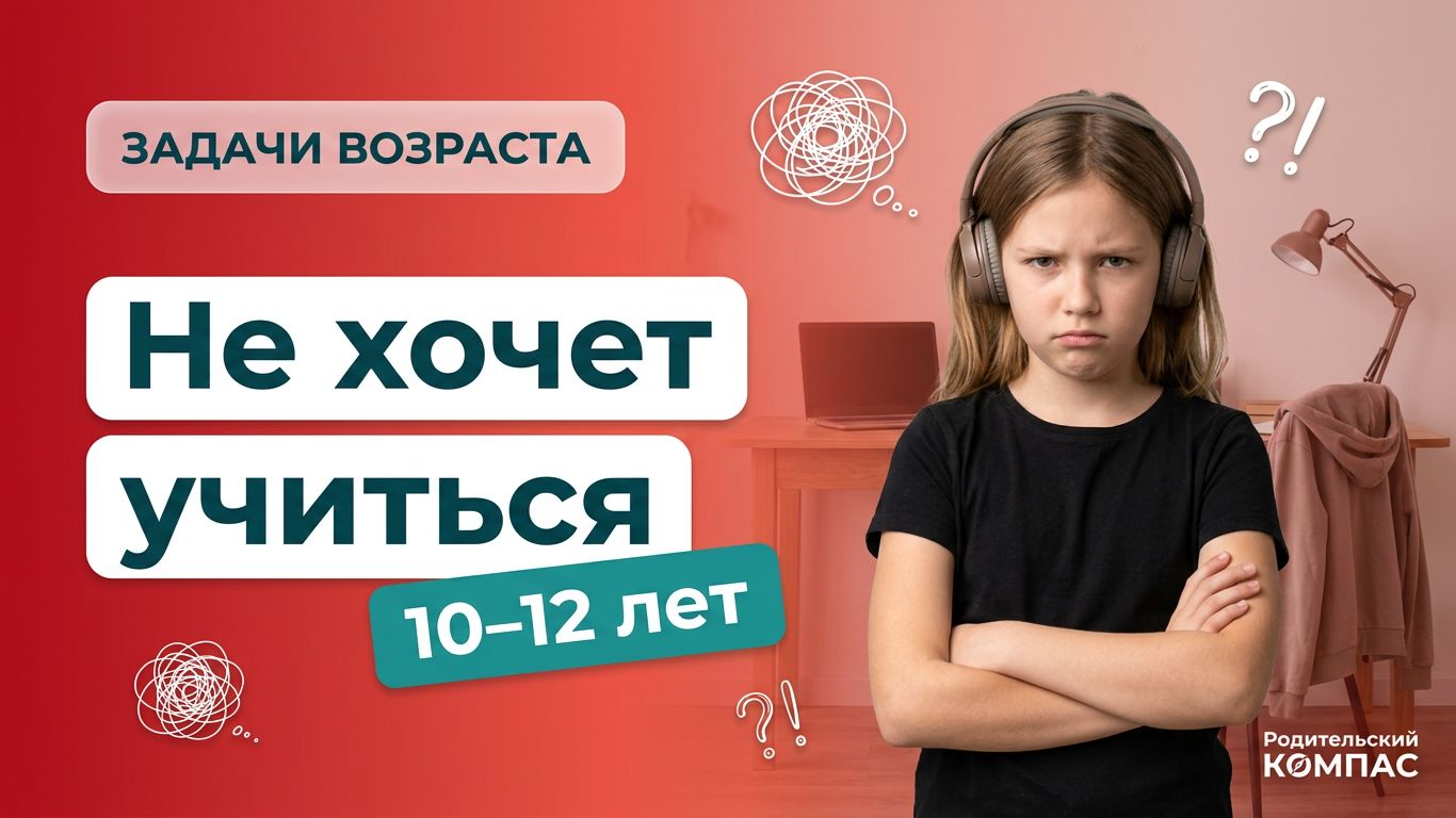Ребёнок не хочет учиться — что делать Задачи возраста 10-12 лет Нейропсихолог смотреть онлайн
