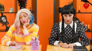 Уэнсдей Аддамс # Как Пронести Сладости в Класс от Fun Teen