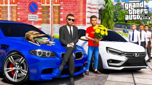 ПРИЕХАЛИ НА ЛИНЕЙКУ НА ОПЕРСКИХ МАШИНАХ! ПОСЛЕДНИЙ ЗВОНОК В ШАРАГЕ! ОПЕРСКАЯ ЕЗДА В GTA 5 🌊ВОТЕР