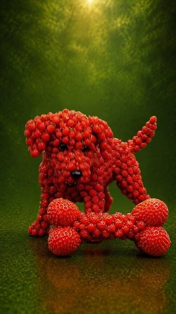 У меня для вас - клубничный пёс 🍓😄