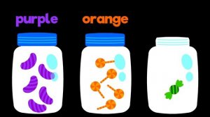Color Sorting   Halloween Candies   Simple learning video for toddler, kids, babies (teach colors)