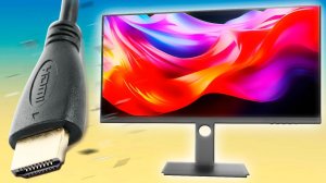 Подключение монитор через HDMI кабель